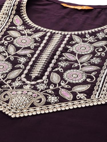 Women Straight Embroidered Kurta | Ladies Kurti Kameez Top Ethnic Ready to Wear | Suits for Casual Formal Traditional Wear