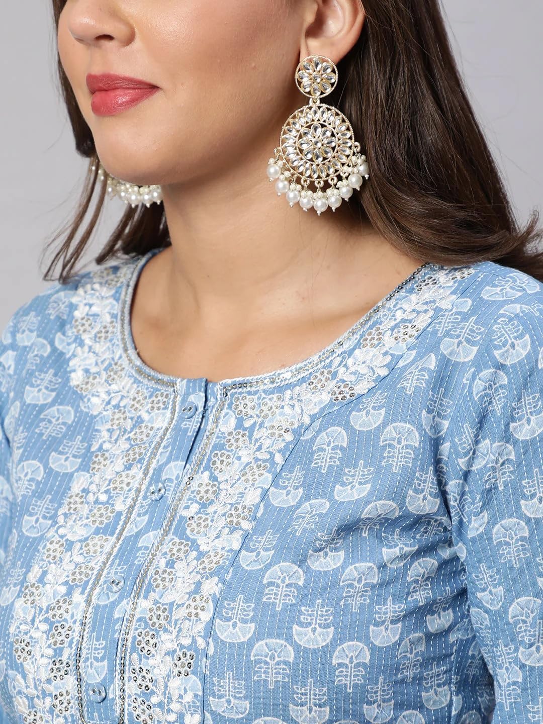 Women Kurta Palazzo Set with Dupatta | Ladies Top Kurti Kameez with Bottom Pant | Traditional Festive Party Dress Ready to Wear