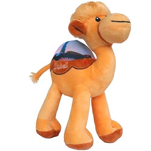 Camel Stuffed Animals Plush 24cm | Dubai UAE Souvenir | Cute Cuddly Soft Toy Teddy Bear Games | for Kids Babies Child Boys Girls | Birthday Christmas Valentine Party Return Gift (Single)