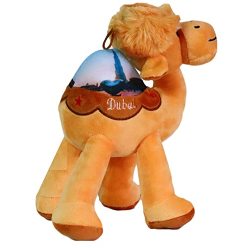 Camel Stuffed Animals Plush 24cm | Dubai UAE Souvenir | Cute Cuddly Soft Toy Teddy Bear Games | for Kids Babies Child Boys Girls | Birthday Christmas Valentine Party Return Gift (Single)