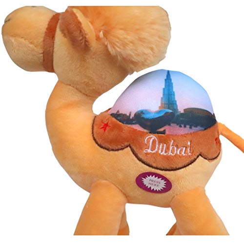 Camel Stuffed Animals Plush 24cm | Dubai UAE Souvenir | Cute Cuddly Soft Toy Teddy Bear Games | for Kids Babies Child Boys Girls | Birthday Christmas Valentine Party Return Gift (Single)