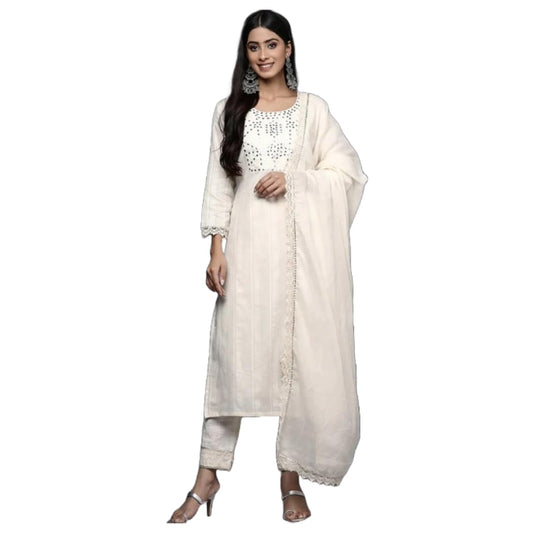 Women Embroidered Kurta Palazzo Set with Dupatta | Ladies Top Kurti Kameez with Bottom Pant | Traditional Festive Party Dress Ready to Wear