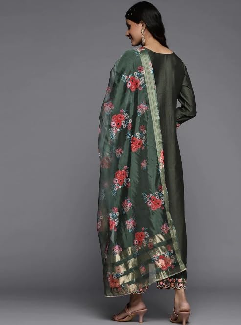 Women Kurta Palazzo Set with Dupatta | Ladies Top Kurti Kameez with Bottom Pant | Traditional Festive Party Dress Ready to Wear