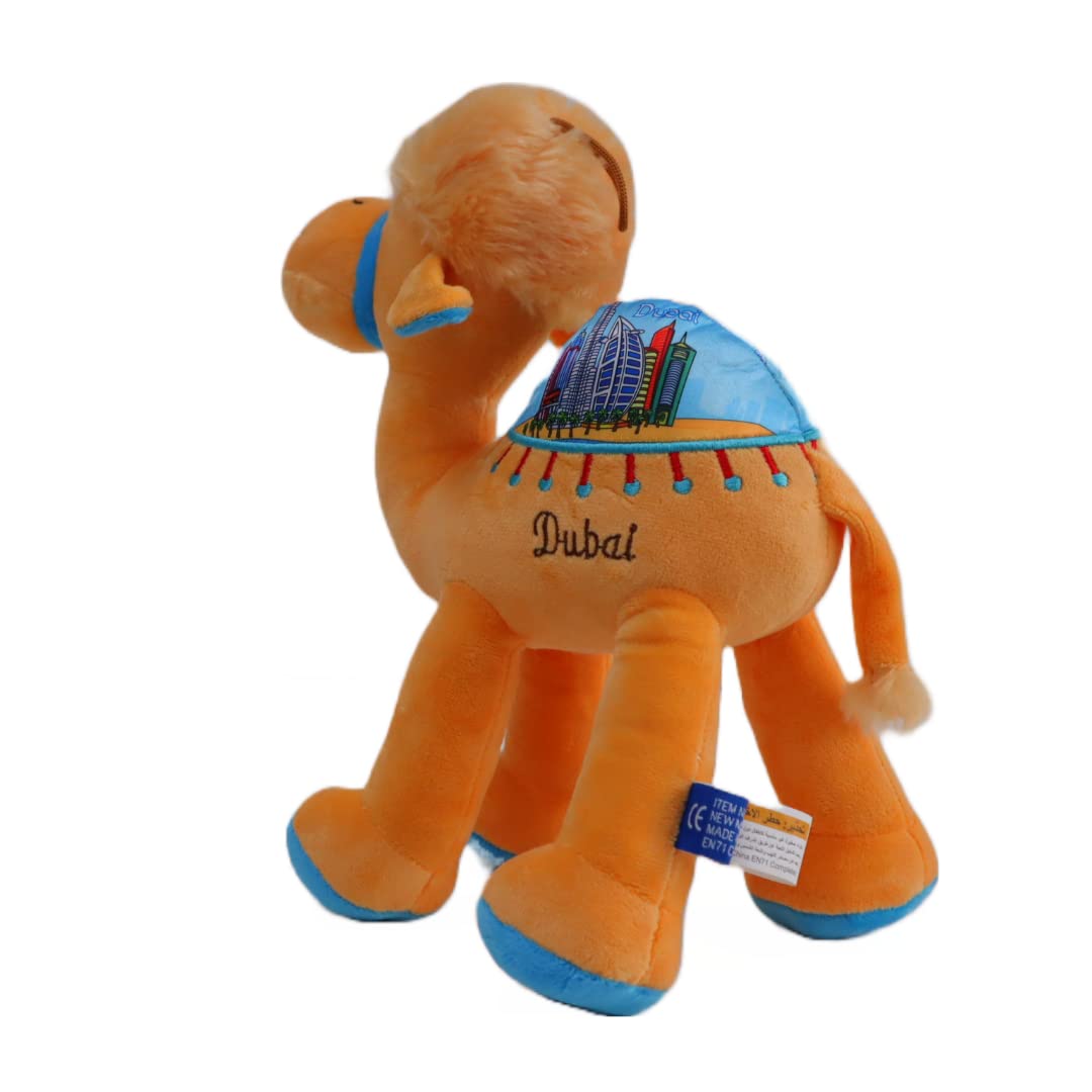 Camel Stuffed Animals Plush | Dubai UAE Souvenir | Cute Cuddly Soft Toy Teddy Bear Games | for Kids Babies Child Boys Girls | Birthday Christmas Valentine Party Return Gift (Camel_Qty1)