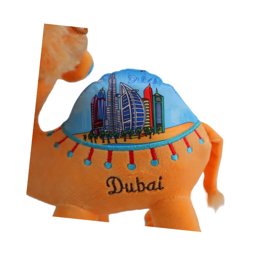 Camel Stuffed Animals Plush | Dubai UAE Souvenir | Cute Cuddly Soft Toy Teddy Bear Games | for Kids Babies Child Boys Girls | Birthday Christmas Valentine Party Return Gift (Camel_Qty1)