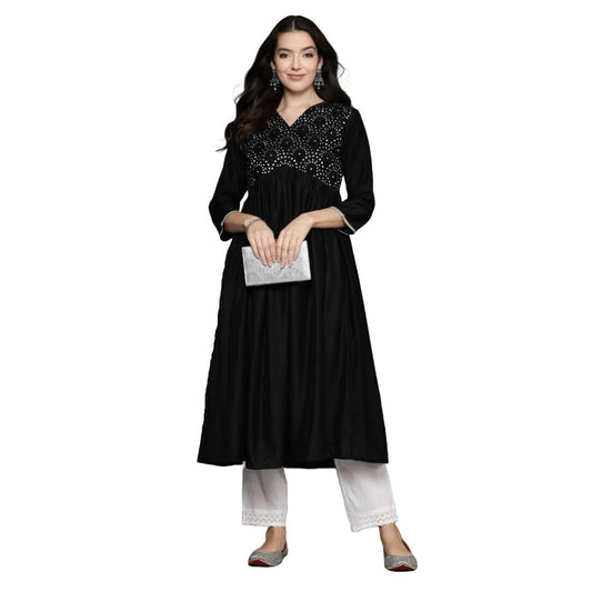 Women Anarkali Flared Kurta | Ladies Top Kurti Kameez Ready to Wear | Ethnic Indian Pakistani Party Dress | Traditional Festival Party Wear