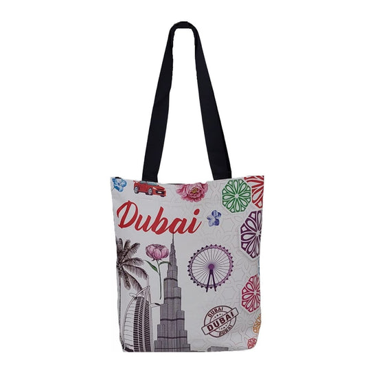 Women Shoulder Tote Bags | Multipurpose Shopping Outdoor Training Traveling | Dubai Souvenir Handbag for Beach Party Return Gift