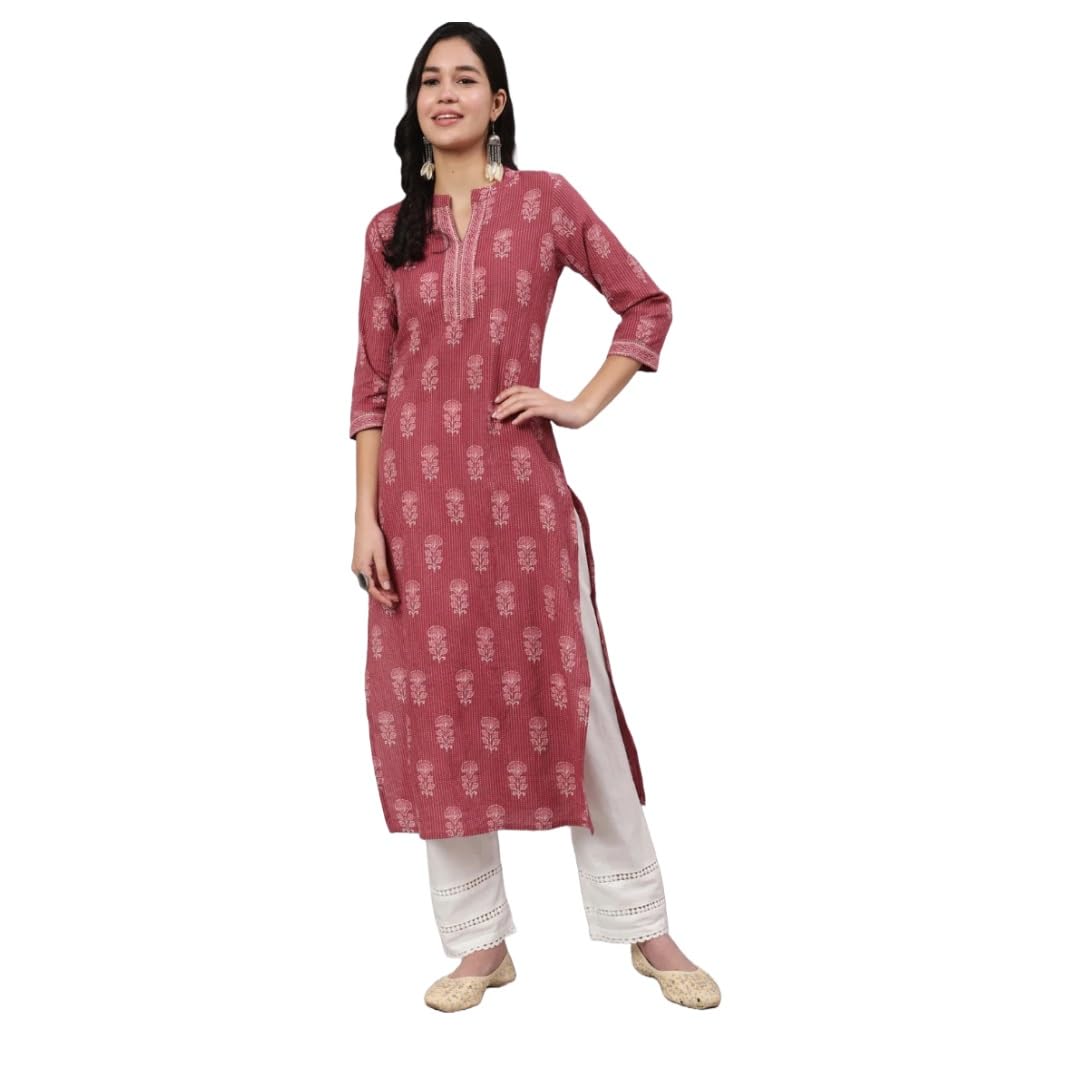 Women Kurta with Palazzo Set | Ladies Kurti Top Kameez Salwar Suit Bottom Pant | Ethnic Indian Pakistani Party Dress | Traditional Festival Ready to Wear