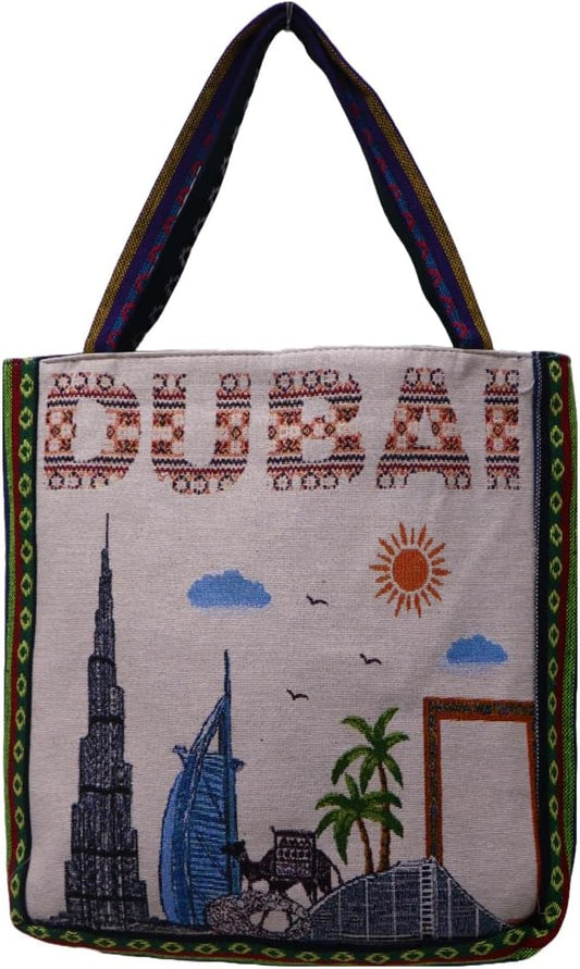 Multipurpose Shopping Outdoor Grocery Jute Bags | Picnic Traveling Training Dubai Souvenir Handbag for Party Return Gifting