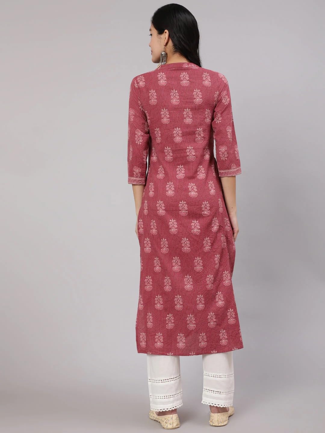 Women Kurta with Palazzo Set | Ladies Kurti Top Kameez Salwar Suit Bottom Pant | Ethnic Indian Pakistani Party Dress | Traditional Festival Ready to Wear