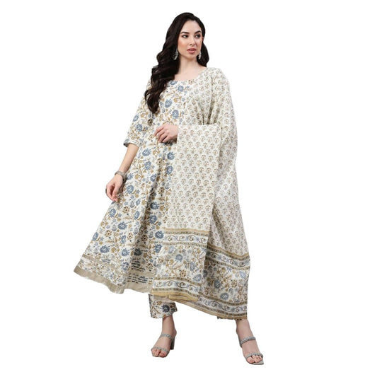 Women Anarkali Kurta Palazzo Set with Dupatta | Ladies Top Kurti Kameez with Bottom Pant | Traditional Festive Dress Ready to Wear