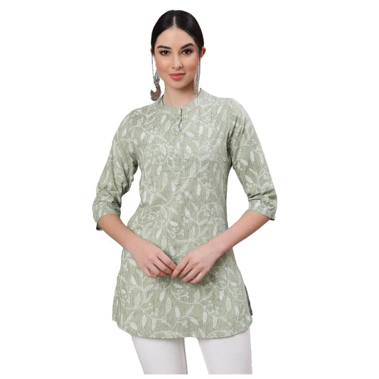 Women Printed Straight Tunic Top | Ladies Kurti Kurta Blouse T-shirt | Ethnic Traditional Ready to Wear