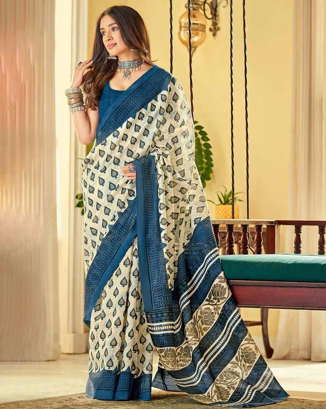 Women Art Silk Saree with Unstitched Blouse Piece | Ladies Traditional Wedding Festival Party Dress