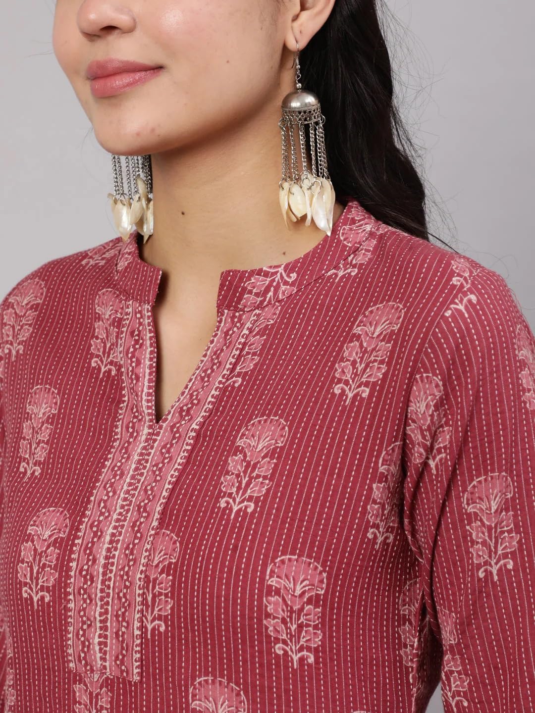 Women Kurta with Palazzo Set | Ladies Kurti Top Kameez Salwar Suit Bottom Pant | Ethnic Indian Pakistani Party Dress | Traditional Festival Ready to Wear